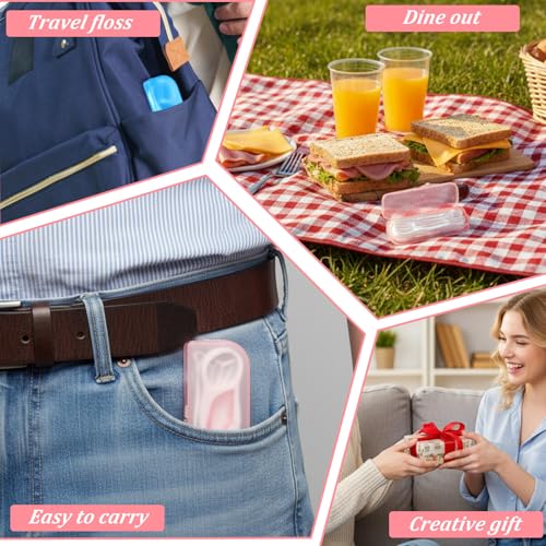Dispenser Dental Floss Case,Professional Toothpick Stick,for Travel