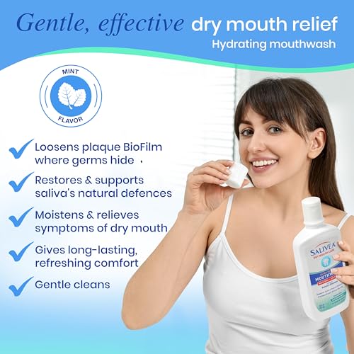 Salivea Dry Mouth Relief Duo — Anticavity Toothpaste + Soothing Mouthwash