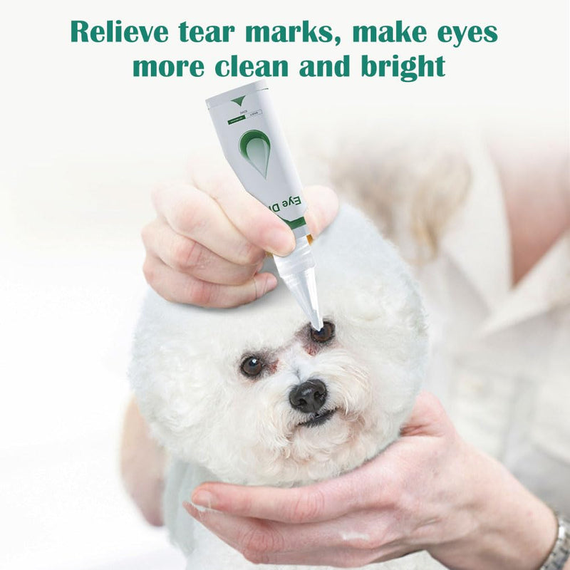 Dog Eye Drops 60ml, Eye Drops for Dogs and Cats, Daily Dog Eye Cleaner for Effective Tear Stain Remover, Relieve Pet Eye Fatigue