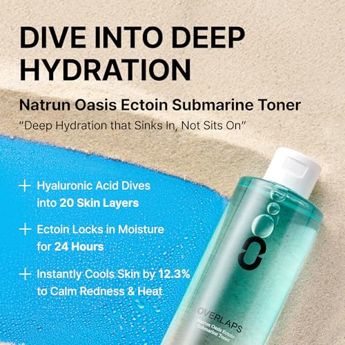 OVERLAPS Ectoin Calming Face Toner for Sensitive & Blemish-Prone Skin