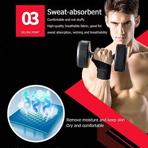 Wrist Brace for Ganglion Cyst, Arthritis, Carpal Tunnel, Breathable Sport/Fitness Wrist Support, for Left and Right Hand Man and Woman (Black Right)