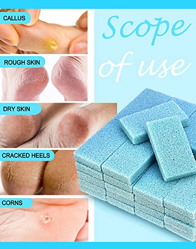 40Pcs Disposable Pumice Stone and 50Pcs Nail Files 180 Grit Bundle