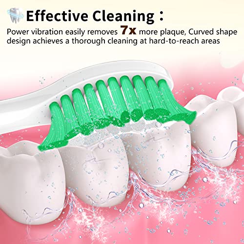 Replacement Toothbrush Heads for Philips Sonicare Gentle Yet Effective Cleaning