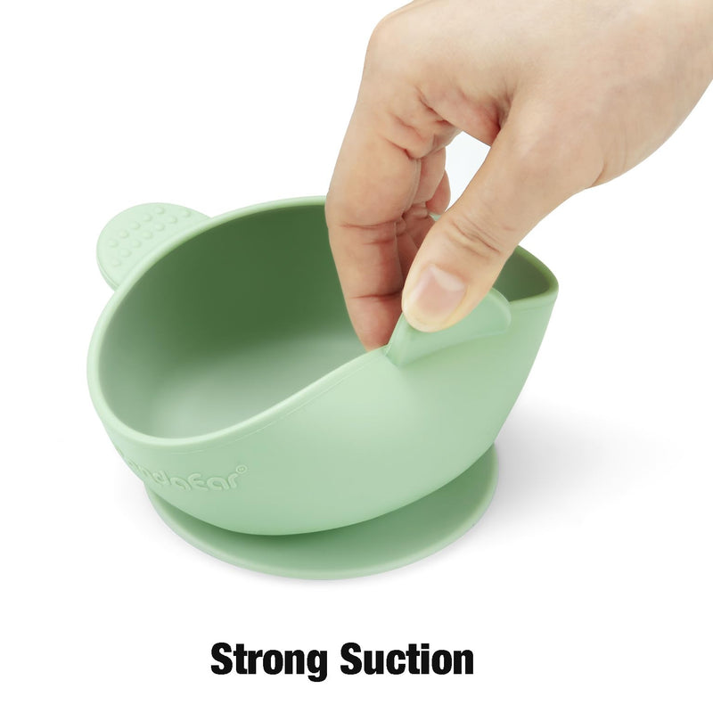 PandaEar 3 Pack Baby Bowls with Suction| Stay Put Silicone Food Bowl for Babies Kids Toddlers Infants| Food Grade Soft Safe BPA-Free Silicone (Multi-Color) Multicolor - BeesActive Australia