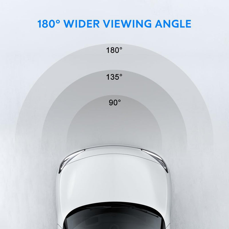AUTO-VOX CAM7 Pro Backup Camera, IP69K Waterproof and Fisheye Correction 1080P HD Clear Rear/Front View Reverse Camera, 180°Super Wide Angle Back up Camera for Cars,Truck,Camper,Van - BeesActive Australia
