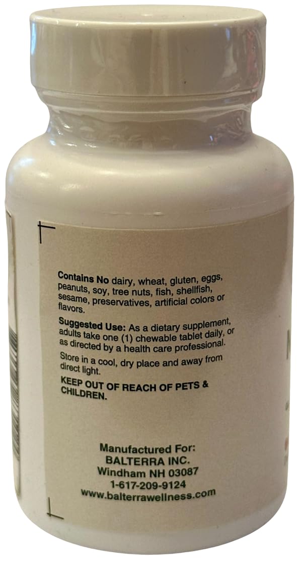 Methyl B-12 by Balterra — Energy & Nervous System Support — Methylcobalamin, 5,000 mcg, 60 Count