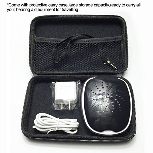 Portable USB Electric Dehumidifier Hearing Aid Dryer,Temperature Range 104-122 Degree,Energy-efficient and Safe