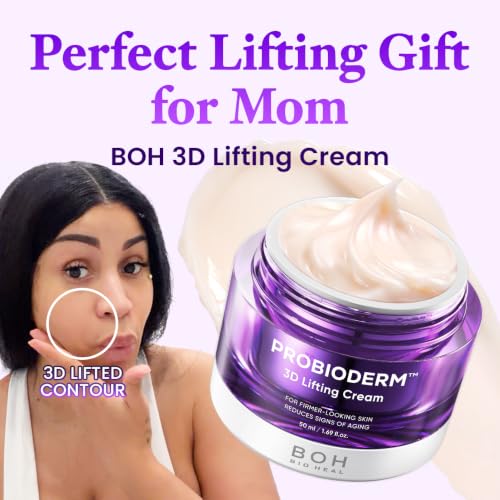 [Cardi B's Pick] BIO HEAL BOH Probioderm 3D Lifting Cream 1.69 fl oz - Advanced Korean Facial Night Cream with 17-Peptide Complex & Probioderm for Face & Neck, Butter-Rich Texture for Perfect Slugging 1. FACE CREAM