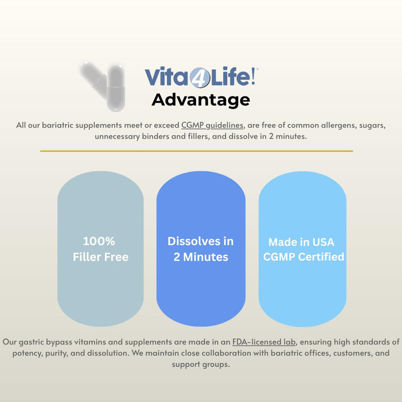 Vita4Life!® Vitamin C 1000mg with Zinc & Bioflavonoids - 240 Capsules - High Potency Immune Support, Antioxidant Protection - Non-GMO, Gluten Free - GMP Certified