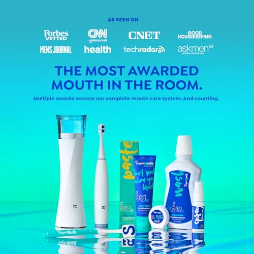 SuperMouth Musical Sonic Kids Toothbrush 2-12, Soft, Cavitar Sonic Cavitar Musical Toothbrush