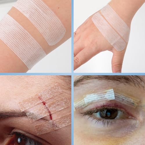 44 Wound Closure Strips 0.8in x 4 in Sterile Strip Adhesive Skin Closures Repair Wounds Without Stitches
