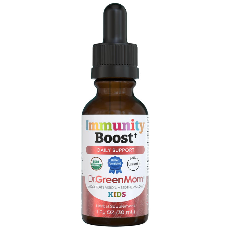 Immunity Boost Kids — Echinacea Elderberry Astragalus & VIT C | Child & Baby Immune Support Drops — Liquid Drops with Vitamin C — Natural Raspberry Flavor — 30 Servings, Organic, 1 Fl Oz 1.0 Fluid Ounces