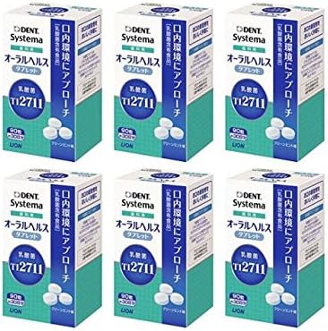 Lion Systema Dental Oral Health Tablets, 90 Tablets (Box of 6) -  Australia