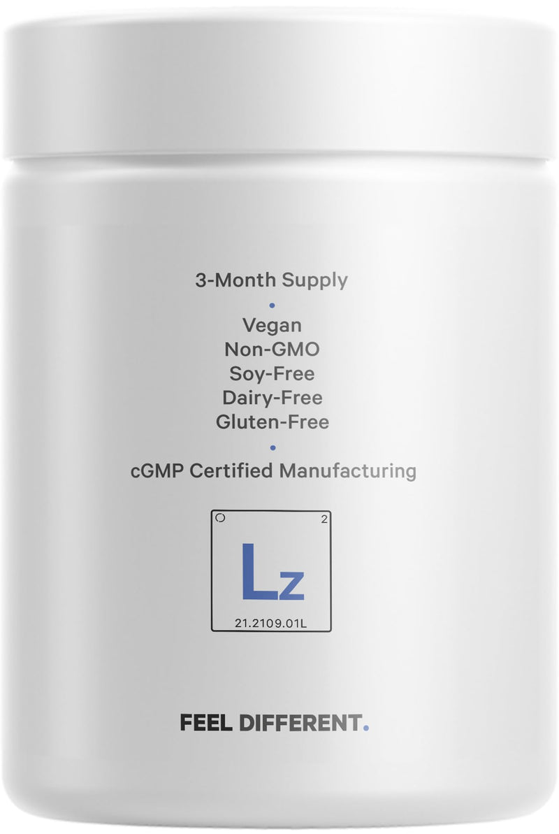 Codeage Liposomal Zinc 50mg, Zinc Gluconate, Vegan, 100 Capsules | Zinc gluconate 50mg, liposomal delivery. One capsule per day. Three-month supply. Vegan, non-GMO.