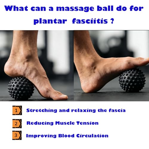 Plantar Fasciitis Night Splint Sock: Unisex Plantar Fasciitis Brace with Massage Ball for Foot Pain Relief by Plantar Fasciitis Achilles Tendonnitis Foot Drop Heel Spur Flat Arch - S/M