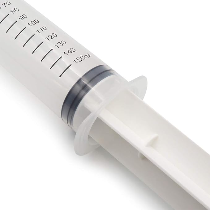 Plastic Syringe 5.1 fl oz (150 ml) with Nozzle & Tube Multi-purpose Cleaning Device for Vagina Cleaning Enema Water Supply Feeding Cleaning Injection - BeesActive Australia