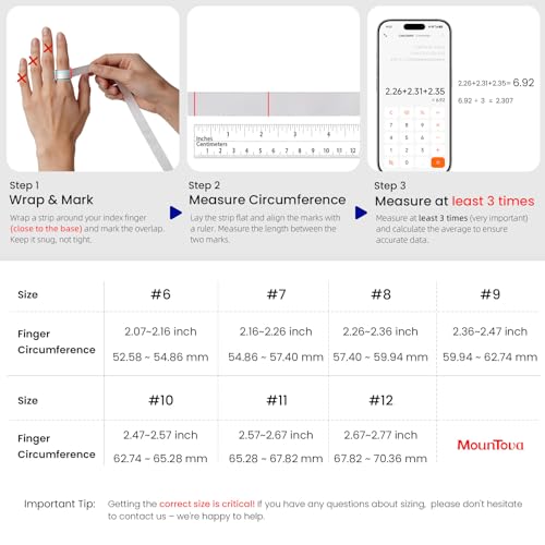 MounTova-T3-Ring, 2026 Ceramic Smart Ring for Men & Women, Sleep Activity Tracker, Heart Rate Stress & Mood Monitor, Gesture Control, IP68 Waterproof, No Subscription, iOS & Android (White, Size 11) White 11"