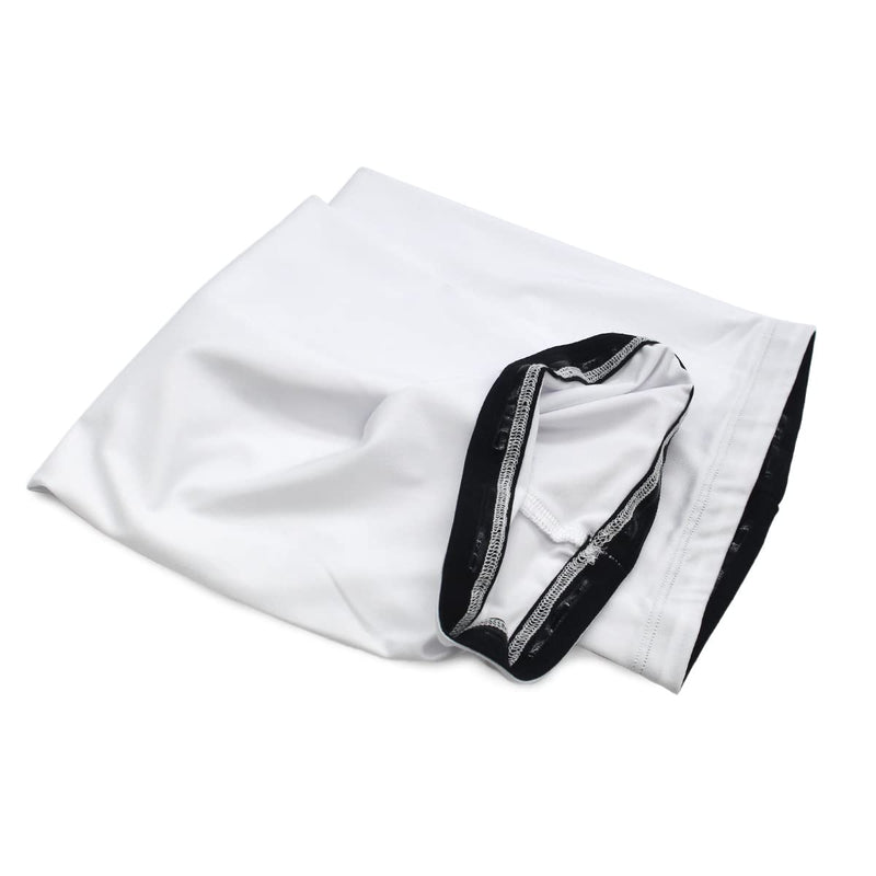 Salome Idea One Pair Compression Full Length Leg Sleeve for Men Women, Running, Basketball White XX-Large - BeesActive Australia
