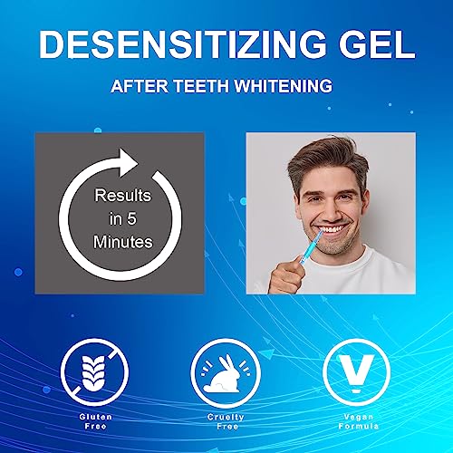 MySmile Teeth Whitening Kit with LED Light Remineralization Gel Non-Sensitive Teeth Whitener Teeth Whitening Gel to Remove Stains Desensitizing Gel to Reduce Teeth Sensitivity Strengthen Tooth Enamel