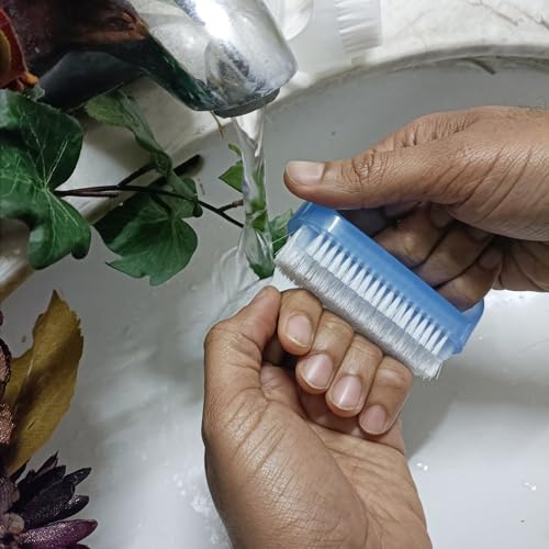 Nail Brushes X 2 for Cleaning, Soft Nylon Bristle Scrub Set