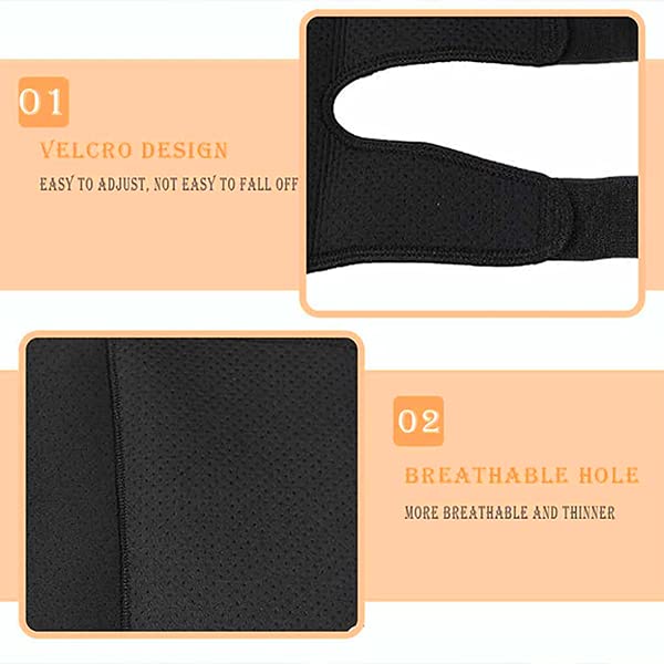 Calf Brace, Shin Splint Support Lower Leg Compression Wrap with Adjustable Three Anti-Slip Strap Support for Pulled Calf Muscle Pain Strain Injury, Sprain and Swelling, Fits Men and Women (Black) - BeesActive Australia