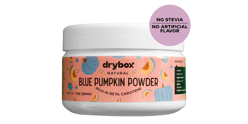 drybox Jarrahdale Blue Pumpkin Powder, Pure Powdered Superfood Supplement, Pumpkin Spice Latte and Pumpkin Pie, Great Source of Beta Carotene and Vitamin A, 7 Ounces (200 Grams)