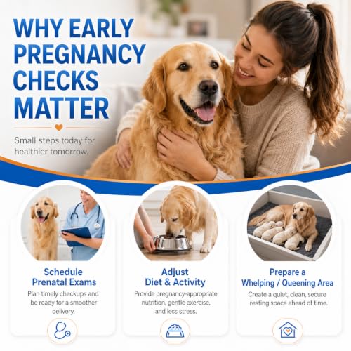 Dog & Cat Pregnancy Test Kit (2 Pack), Reliable Accurate Urine Test, 10 Minute Fast Readings, Gentle Non-Invasive Home Test for Household Pets 2 Pack