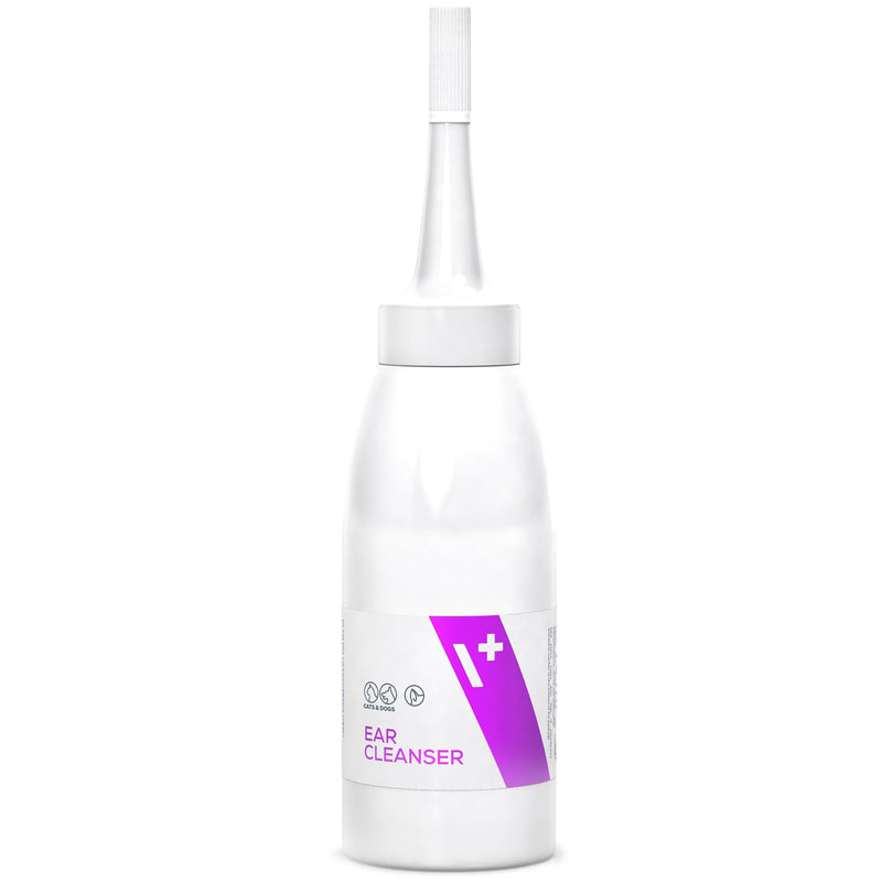 Vet Expert Ear Cleaner for Dogs and Cats – Ear Drops to Stop Ear Wax Build up, Ear Discomfort, Smelly Ear Odours and Ear scratching 75ml