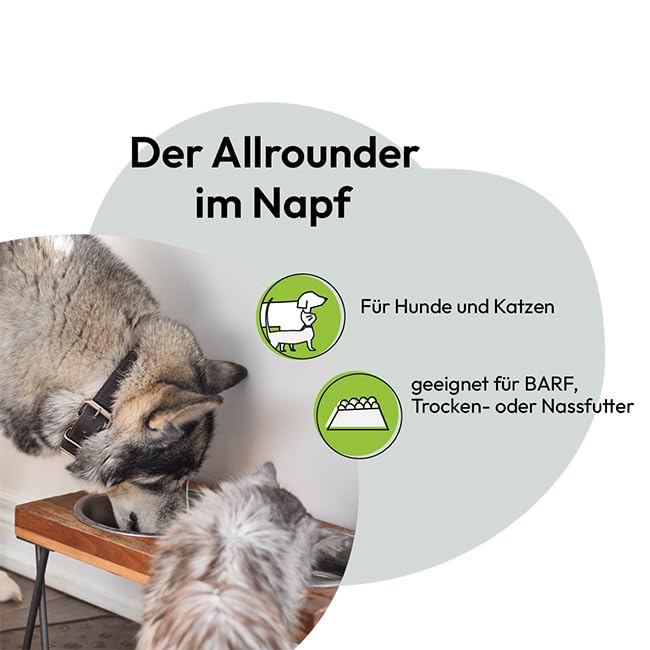 GRAU - the original - 100% natural brewer's yeast, for shiny fur and strong skin, rich in minerals and trace elements, pack of 1 (1 x 150 g), supplementary food for dogs and cats