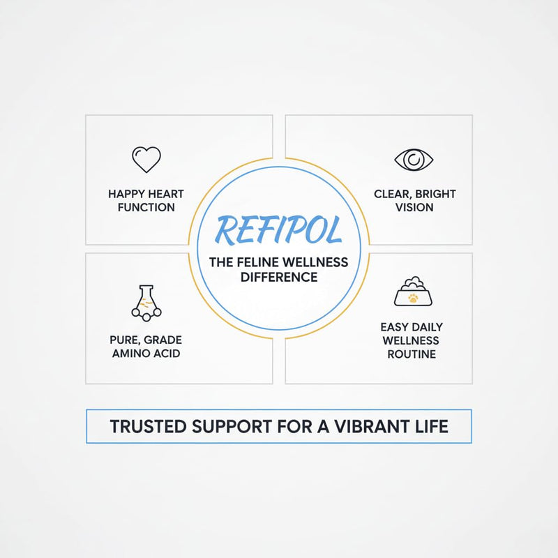 Taurine for Cats and Dogs,Cat Taurine Supplement for Heart & Eye Health - Premium Formula with Essential Vitamins for Adult Cats & Kittens