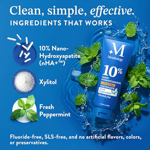 Mouthology Kid's Toothpaste (Strawberry and Watermelon) and 10% Nano Hydroxyapatite Toothpaste (Fluoride Free)