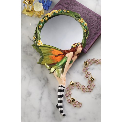 Design Toscano QS329053 Lochloy House Fairy Hand Mirror,Full Color