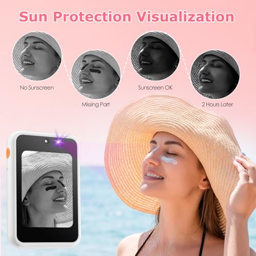 Vanexiss UV Camera for Sunscreen Test UV Mirror Sunscreen Camera 2.8inch
