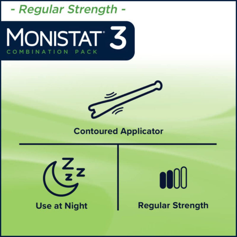 Monistat 3-Day Yeast Infection Treatment | Ovules + Itch Cream 7 Piece Set - BeesActive Australia