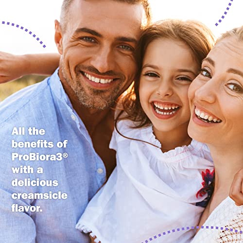 ProBiora Kids Oral-Care Chewable Probiotic Tablets | Probiotic Supplement Designed Specifically for Kids | Healthier Teeth & Gums | Fresher Breath | Whiter Teeth (30 Count, Orange) 30 Count (Pack of 1)