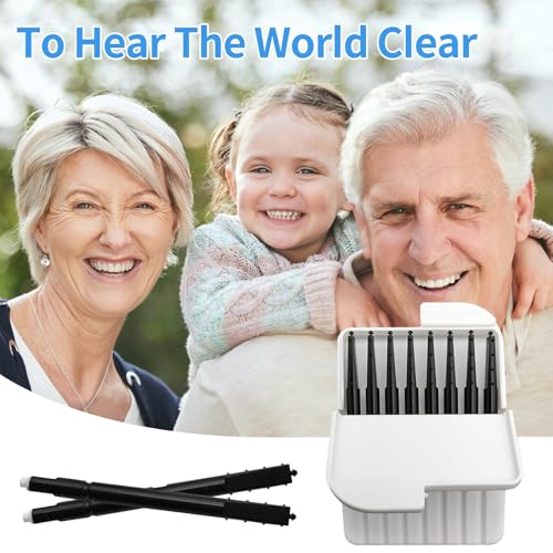 for Signi/Connexx Nanocare 3.0 Wax Guards Filters for Signi/Connexx/Siemens/Rexton Hearing Aids #10993607 with Cleaning Brush Tools Kit and Carry Case (32) 32