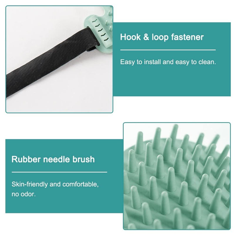 MiOYOOW Cat Self Groomer Soft Elastic Corner Massage Combs Brush for Cat Grooming Bathroom Cleaning Relaxing - BeesActive Australia