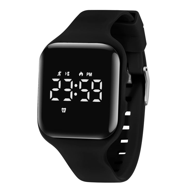 BEN NEVIS Kids Watch, Digital Watch for Boys Girls, Sport Watch with Fitness Tracker, Alarm Clock, Stopwatch, No App and Waterproof, Watch for Kids Ages 5-12 001-Black - BeesActive Australia