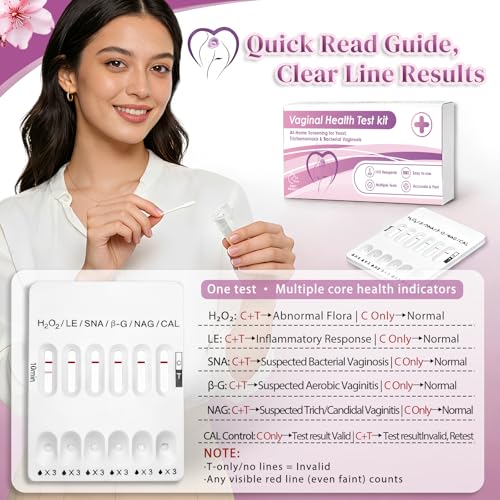 At-Home Vaginal Health Test Kit (2 Pack), Private Health Balance Screening for Women, Quick 10-Minute Results, Easy Self-Testing Biomarker Detection 2 Pack