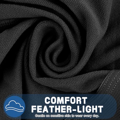beister Compression Leggings, 15-20 mmHg Footless Waist-High Tights Black XL