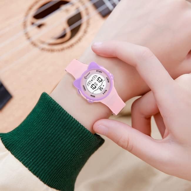 GAWZ JAPAN Children's Digital Wristwatch, Cute Children's Watch, Silicone Strap, Kitty, Cat, Children's Watch, Children's Watch, Kindergarten, School Entrance Celebration, Children's Birthday Gift, -  Australia
