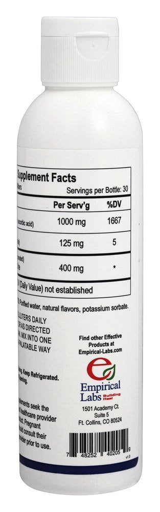 Liposomal Vitamin C Highest Absorption to Cells 96% Includes Proper Amount of Phosphatidyl Choline (PC)
