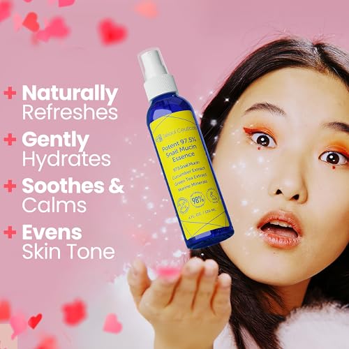 SeoulCeuticals Korean Face Mist 97.5% Snail Mucin Essence 4oz 4 Fl Oz (Pack of 1)