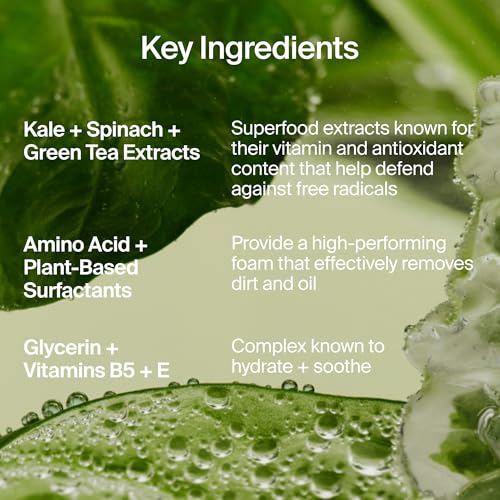 Youth To The People Superfood Cleanser - Kale + Spinach Hydrating Face Wash 8 Fl Oz (Pack of 1)
