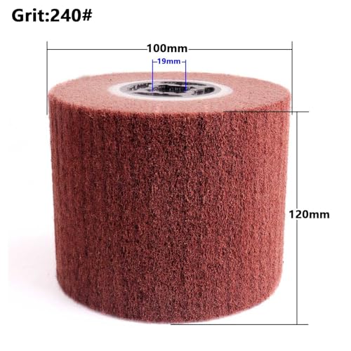 320# Non-Woven Abrasive Burnishing Polishing Wheel, 120x100mm 320#