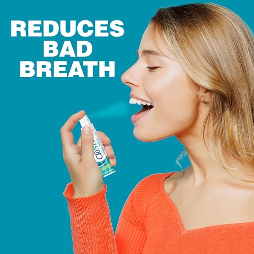 CloSYS Oral Breath Spray, Mint, Sugar Free, Fights Bad Breath .31oz, 9 Pack 0.31 Fl Oz (Pack of 9)