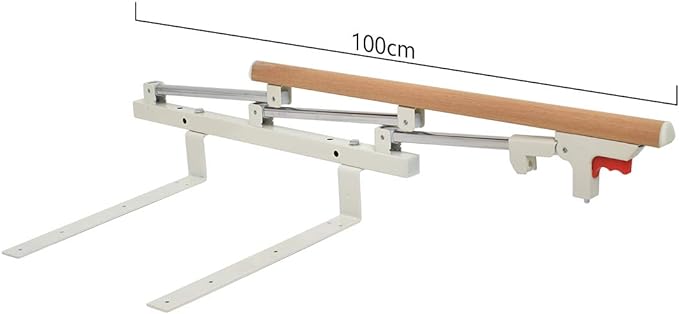 Cific Bed Guard, Foldable, Nursing, Fall Prevention, Handrail, Wood Grain (3 Tiers) -  Australia