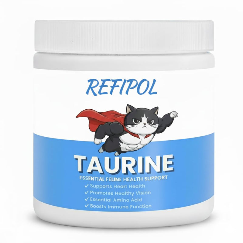 Taurine for Cats and Dogs,Cat Taurine Supplement for Heart & Eye Health - Premium Formula with Essential Vitamins for Adult Cats & Kittens