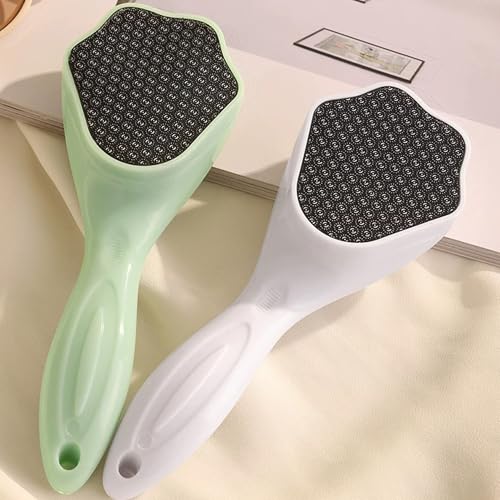 Hard Skin Remover Nano Glass Foot File - Foot Callus Remover with Handle Foot File Callus Remover with Nano-Level Grinding Points Durable Foot Scrubber Dead Skin Removal for Wet Dry Feet (Green) Green