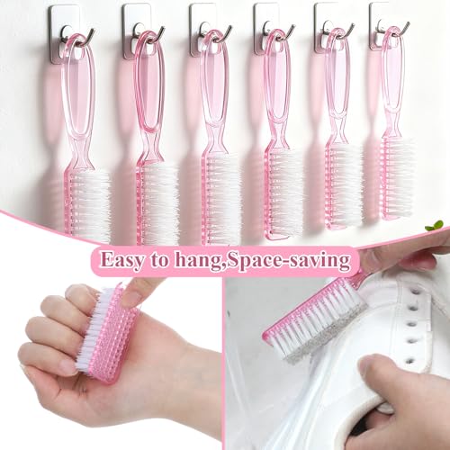 Handle Grip Nail Cleaning Brushes, Hand Fingernails Scrubber Brushes